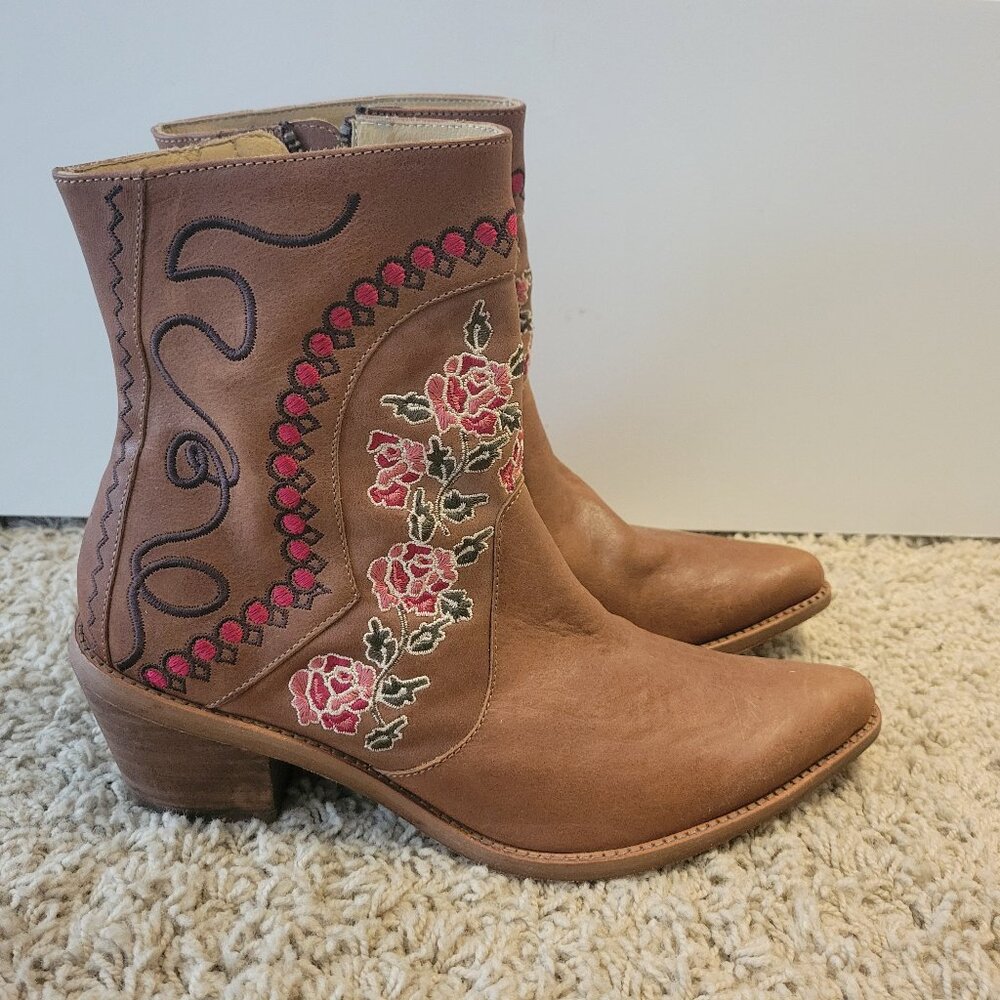 Marco Deli (anthropology) handmade leather ankle boots